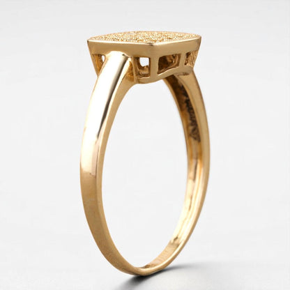 Square Grid Men's Diamond Ring
