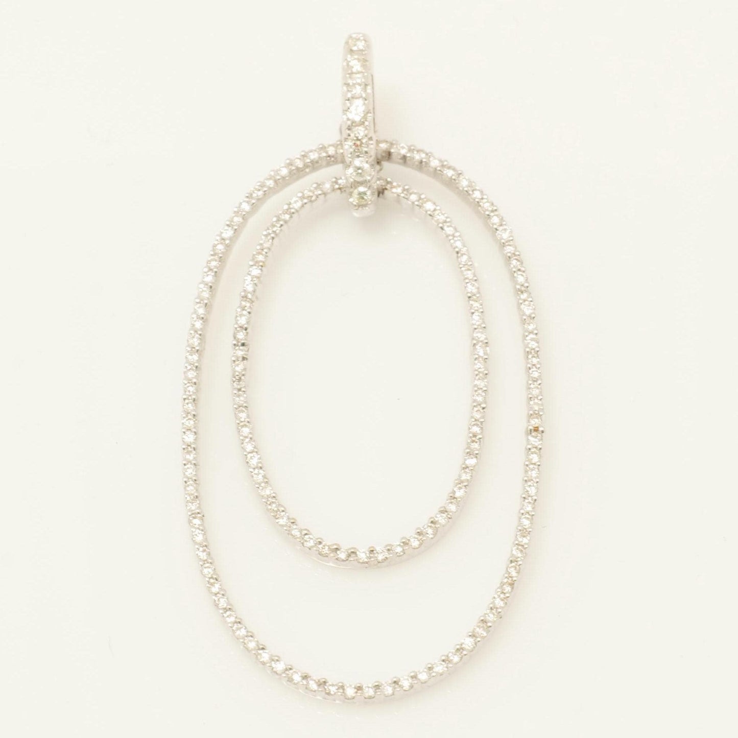 Oval Diamond Pendant