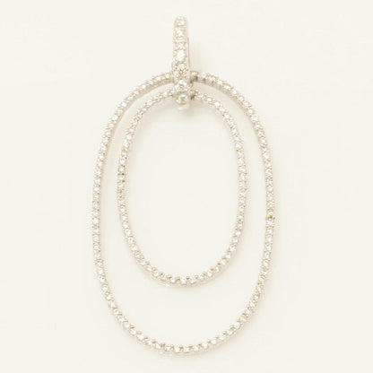 Oval Diamond Pendant