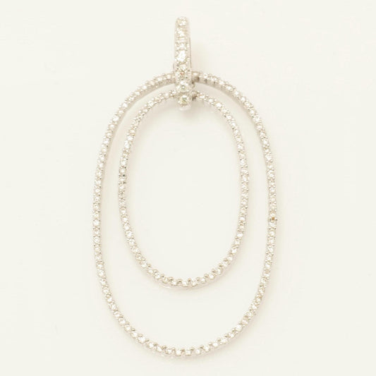 Oval Diamond Pendant