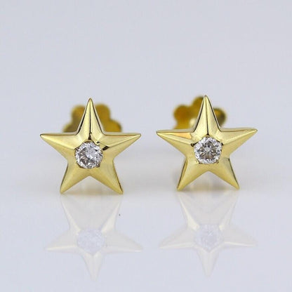 Kids Starry Diamond Stud Earrings