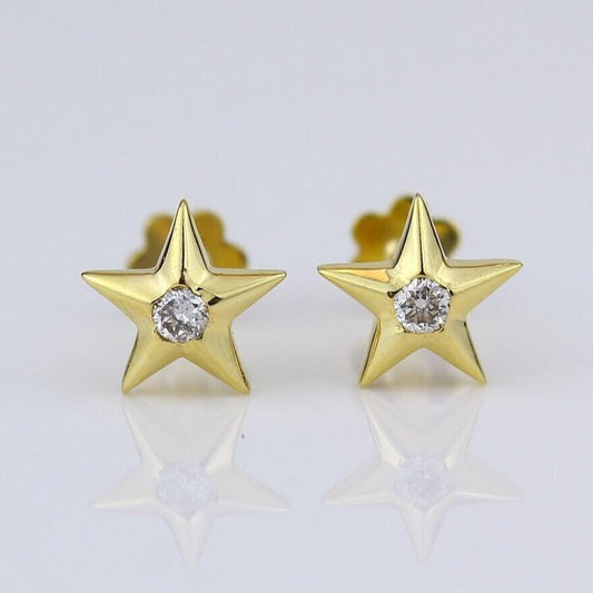 Kids Starry Diamond Stud Earrings