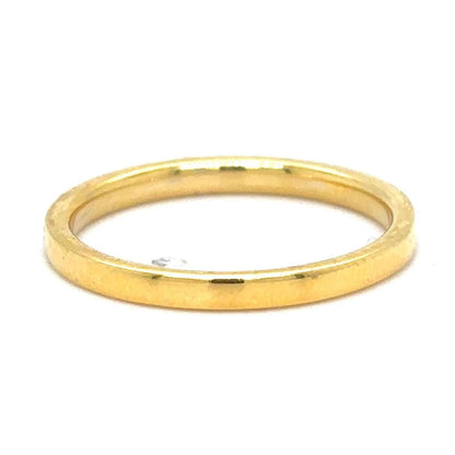 Enamel Natural Diamond Everyday Band Ring