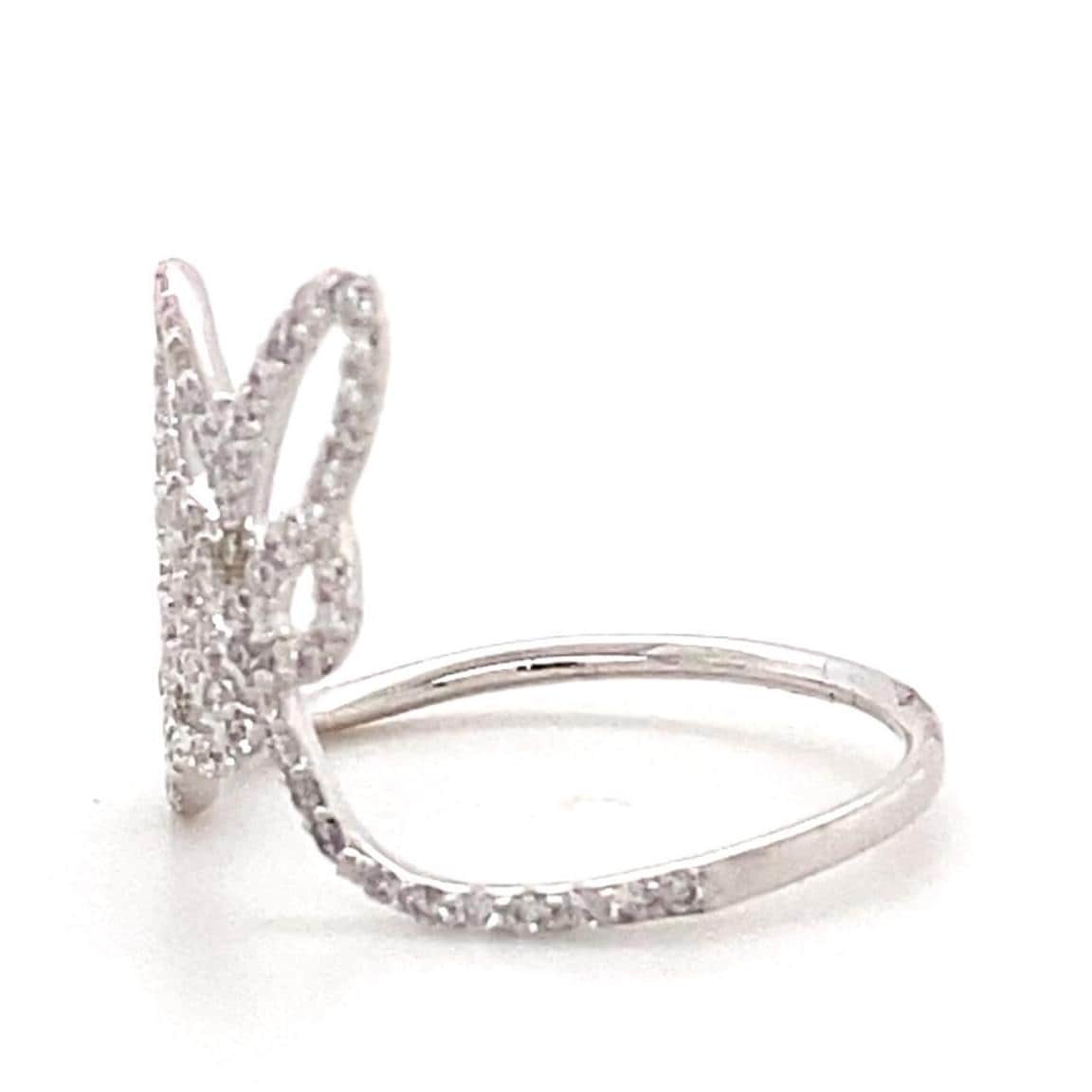Double Butterfly Minimalist Ring
