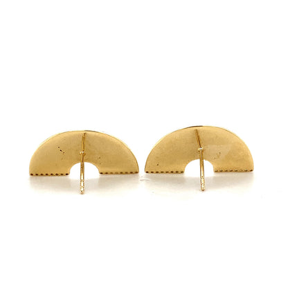 Kids Rainbow Diamond Stud Earrings