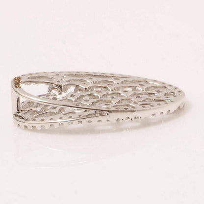 Oval Diamond Pendant