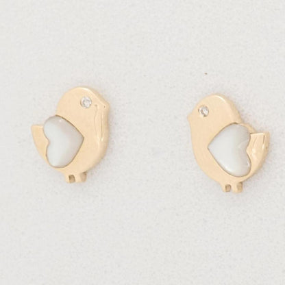 Kids Bird Diamond Earrings