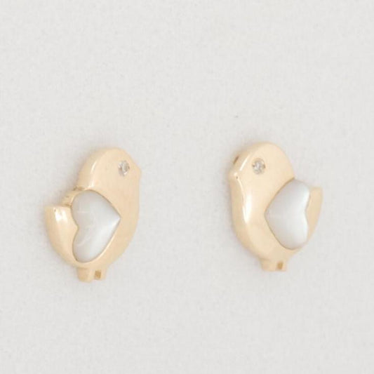 Kids Bird Diamond Earrings