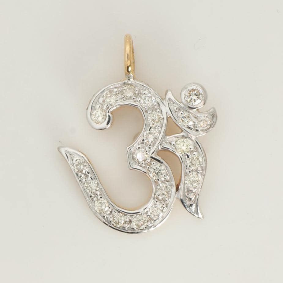 Religious Om Diamond Pendant