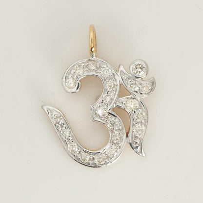 Religious Om Diamond Pendant