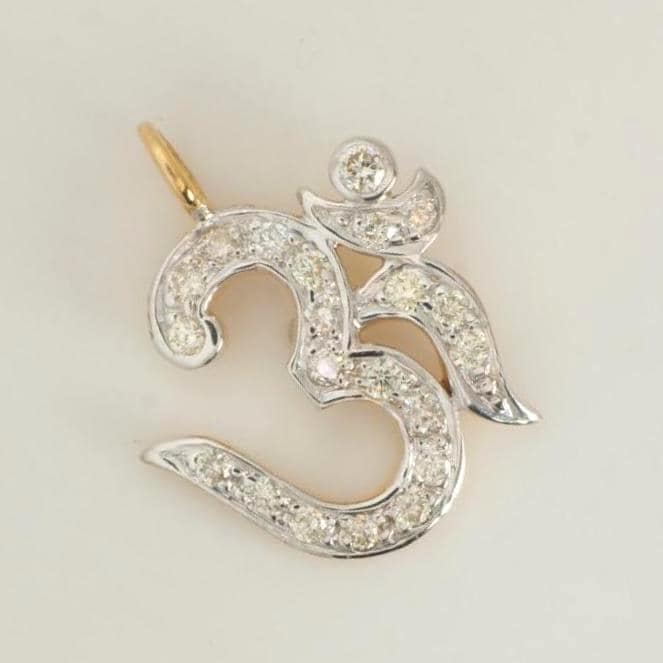 Religious Om Diamond Pendant