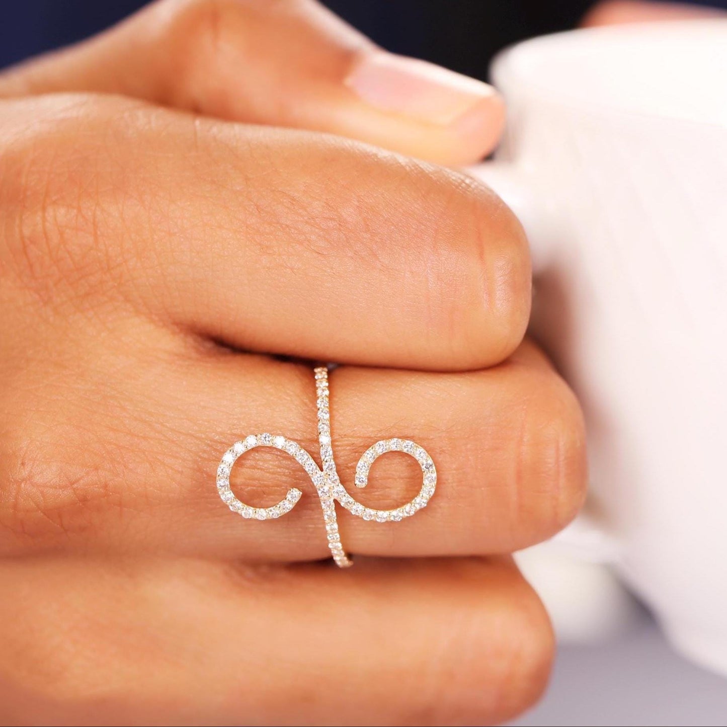 Infinity Diamond Ring