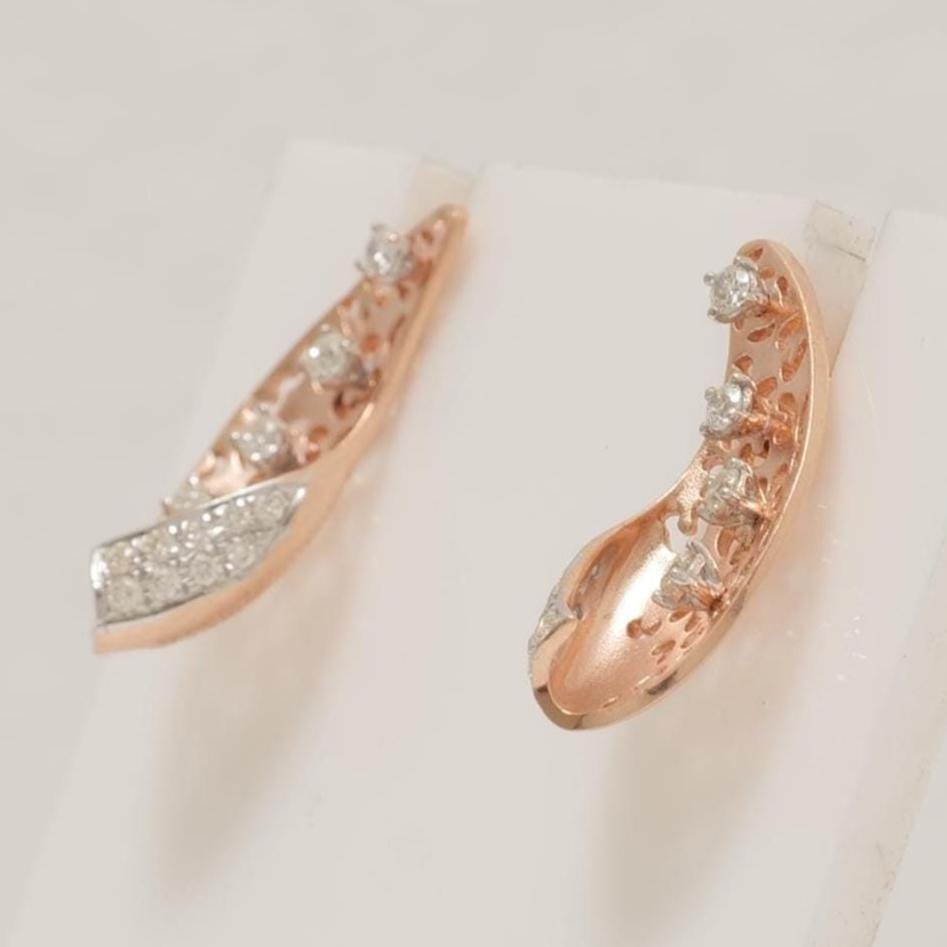 Floral Natural Diamond Studs