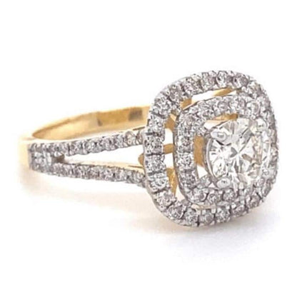 Halo Diamond Engagement Ring