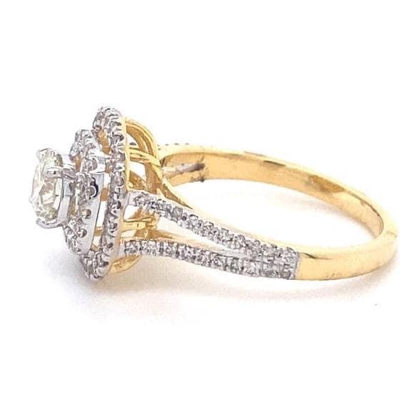 Halo Diamond Engagement Ring