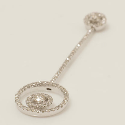 Circle Drop Diamond Pendant