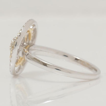 Round Cluster Diamond Ring