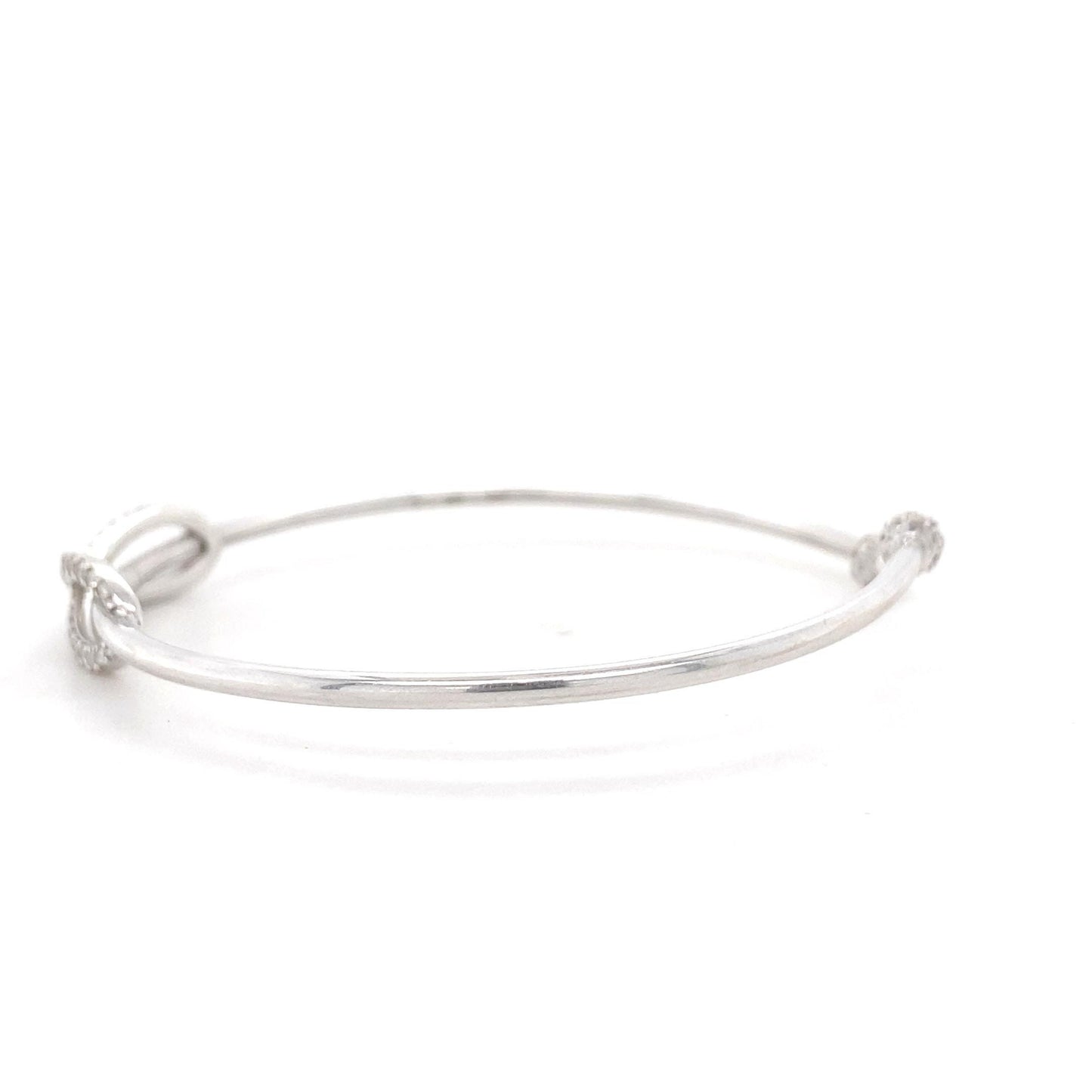 Infinity Diamond Cuff Bracelet