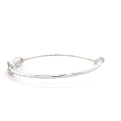 Infinity Diamond Cuff Bracelet