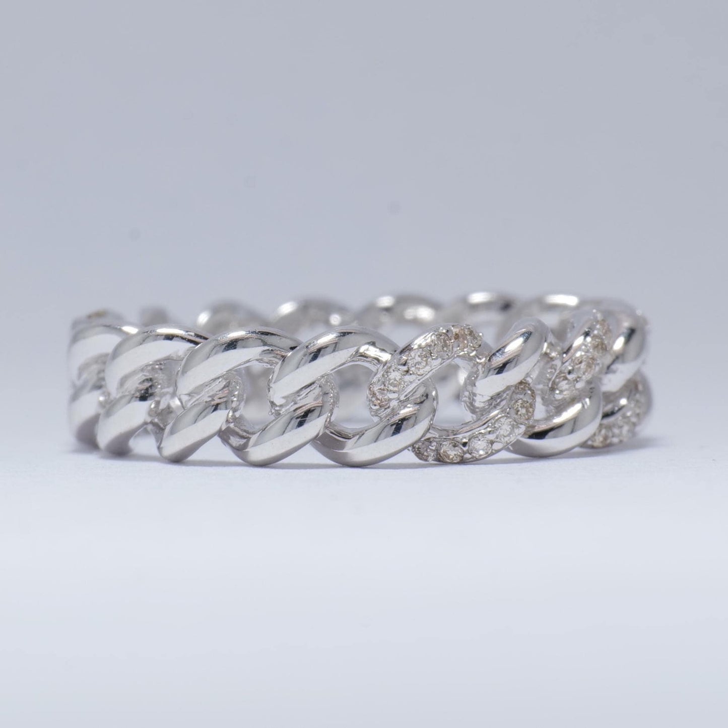 Miami Cuban Diamond Ring