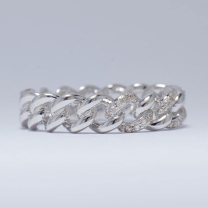 Miami Cuban Diamond Ring