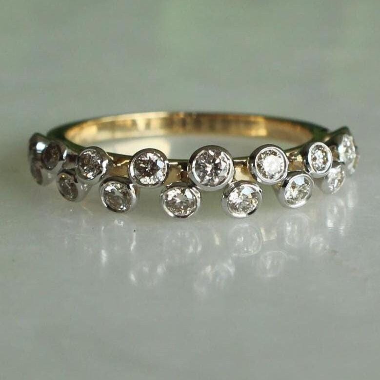 Half Eternity Diamond Band Ring