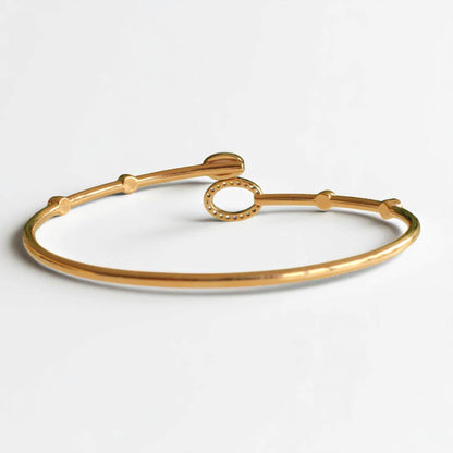 Ellipse Dual Styling Diamond Bracelet