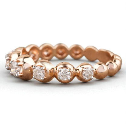 Bubble Natural Diamond Eternity Band Ring