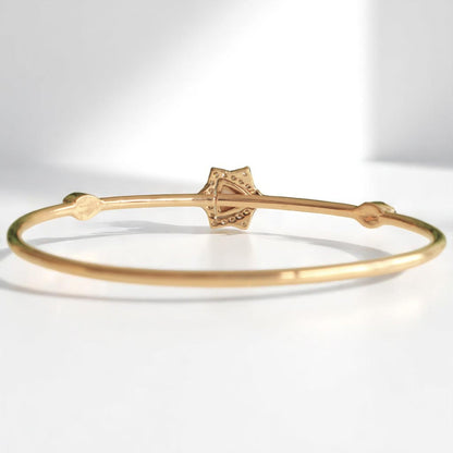 Star Triangle Natural Diamond Bracelet