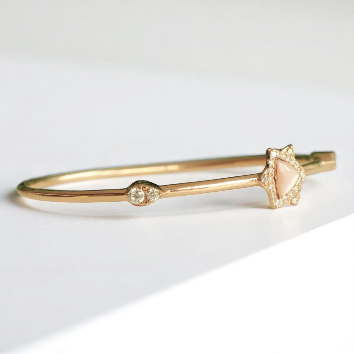 Star Triangle Natural Diamond Bracelet