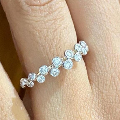 Half Eternity Diamond Band Ring