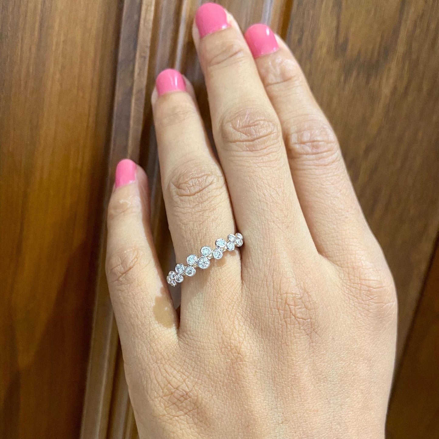 Half Eternity Diamond Band Ring