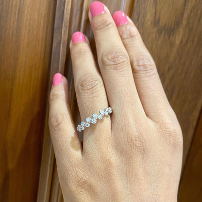 Half Eternity Diamond Band Ring