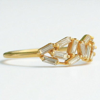 Baguette Natural Diamond Ring