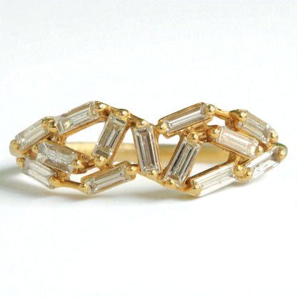 Baguette Natural Diamond Ring