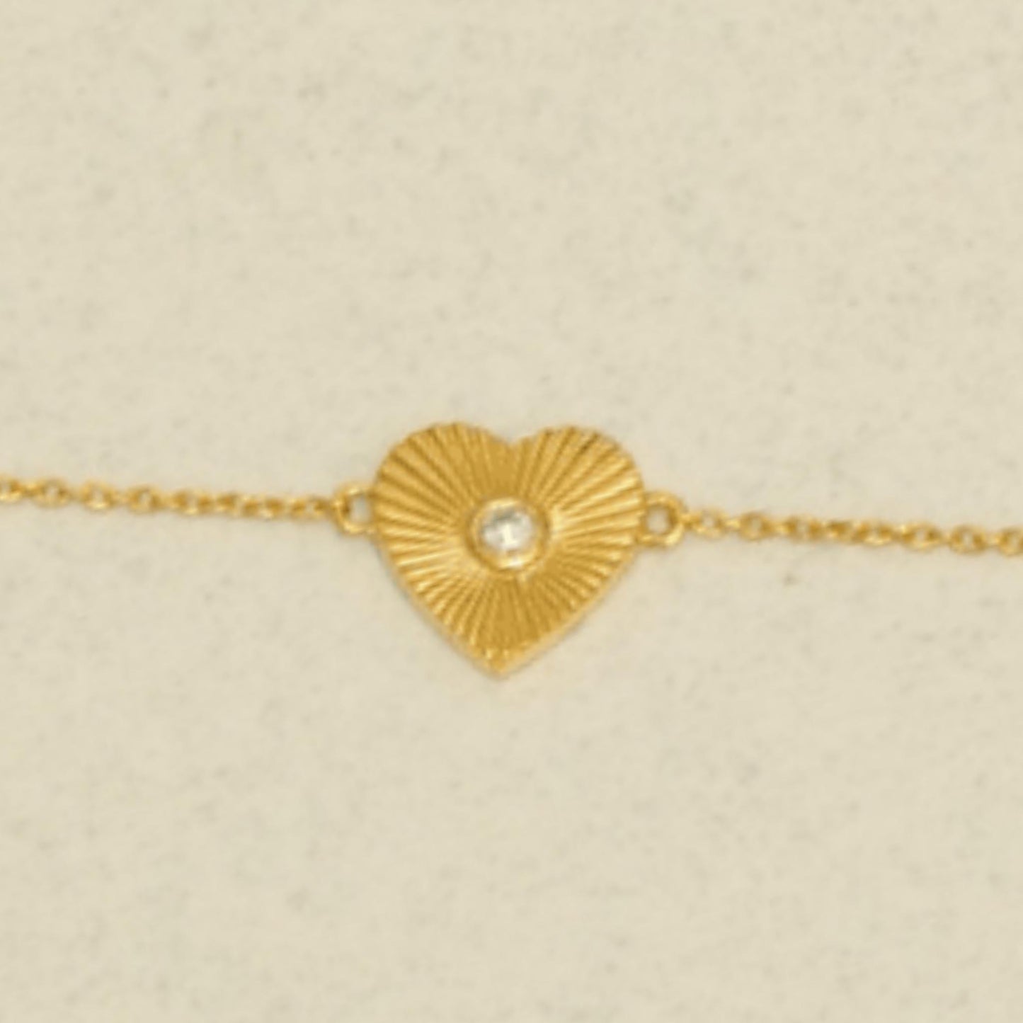 Heart Medallion Diamond Bracelet