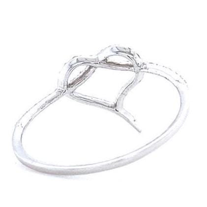 Heart Natural Diamond Proposal Ring