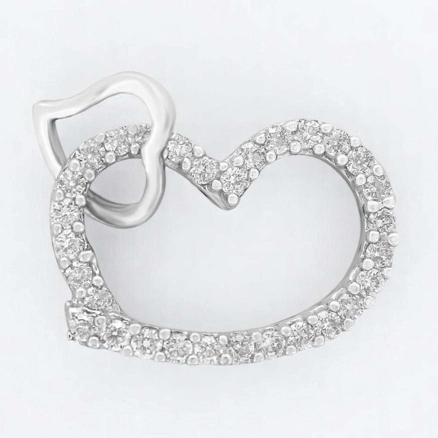 Diamond Heart Pendant Necklace