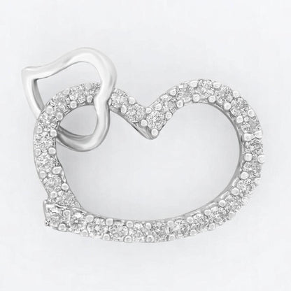 Diamond Heart Pendant Necklace