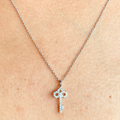 Key Natural Diamond Stacking Charm