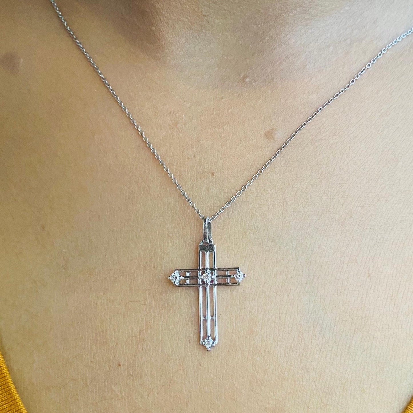Diamond Cross Pendant