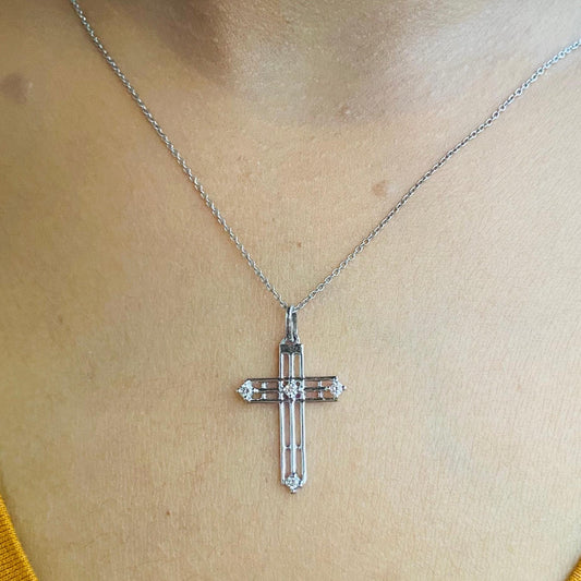 Diamond Cross Pendant
