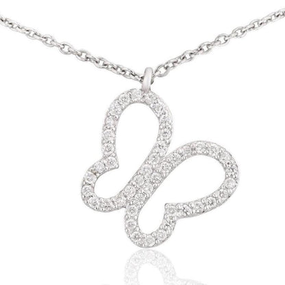 Butterfly Diamond Charm