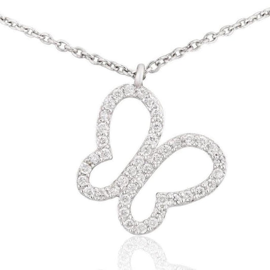 Butterfly Diamond Charm