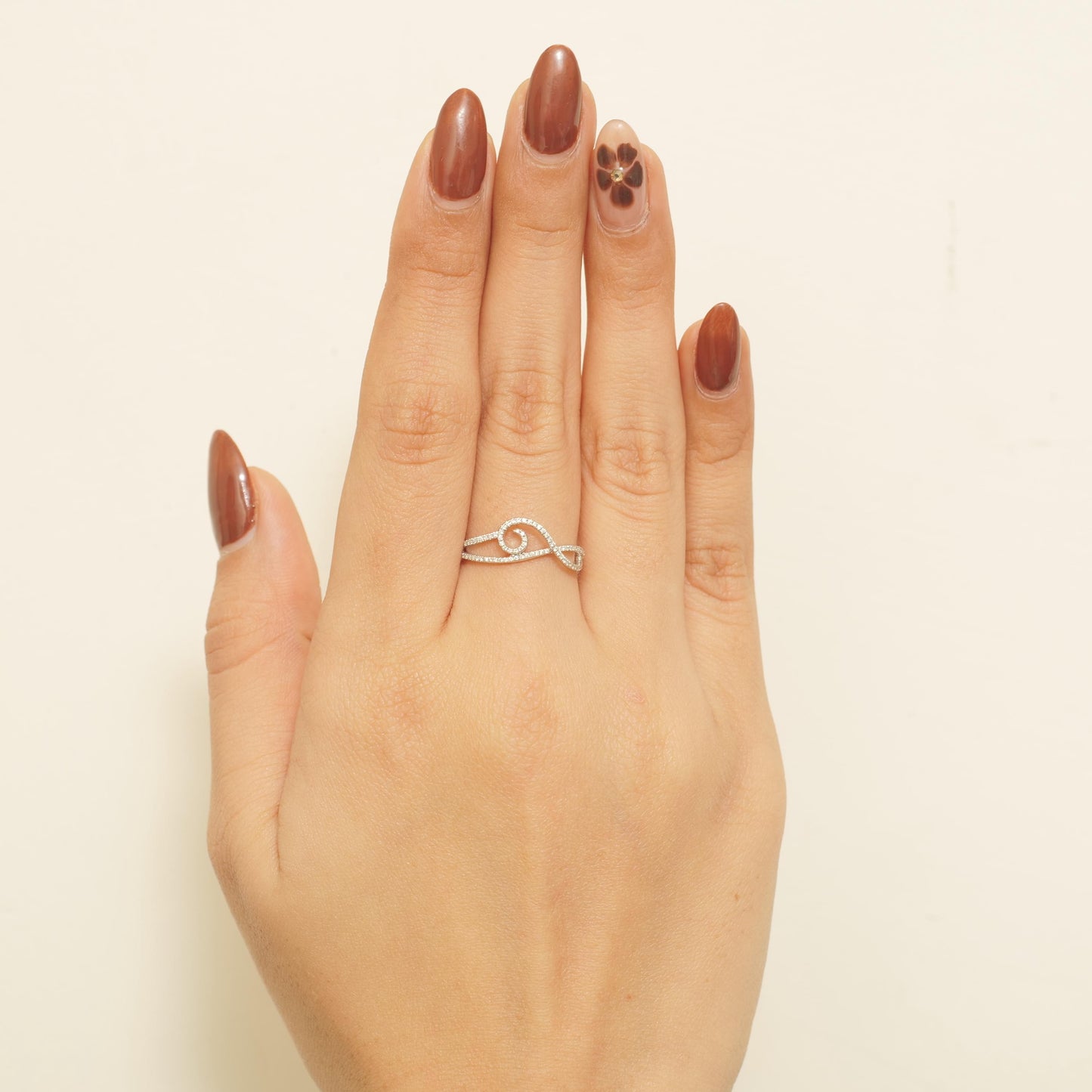 Infinity Loop Diamond Ring