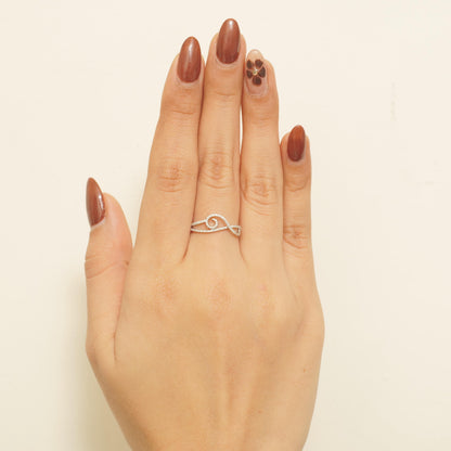 Infinity Loop Diamond Ring