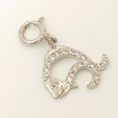 Fish Diamond Charm Pendant