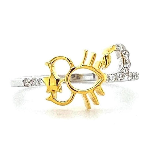 Scorpio Diamond Ring
