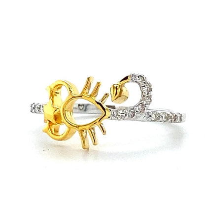 Scorpio Diamond Ring