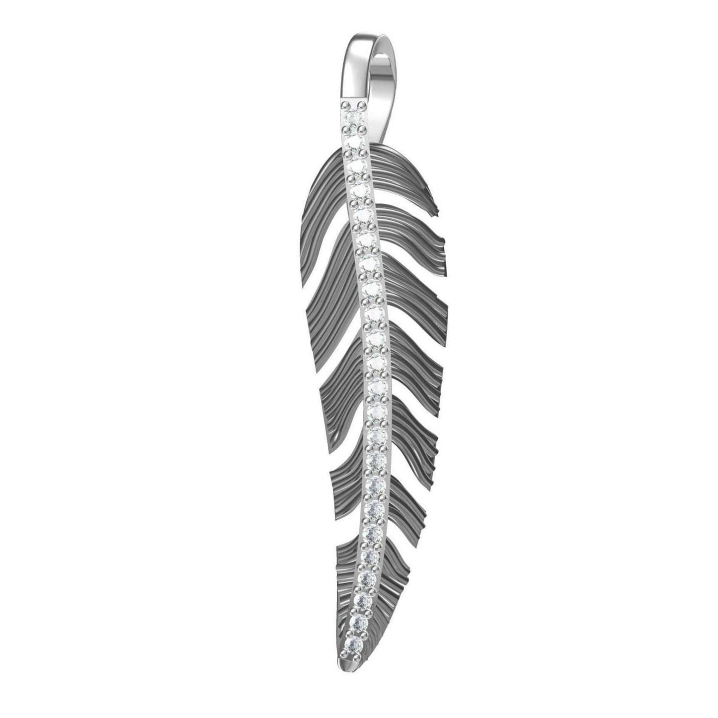 Leaf Diamond Pendant
